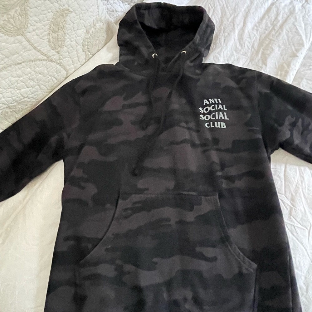 Anti Social Social Club Black Camo Hoodie